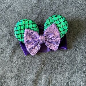 Little Mermaid Minnie Mouse Baby Headband